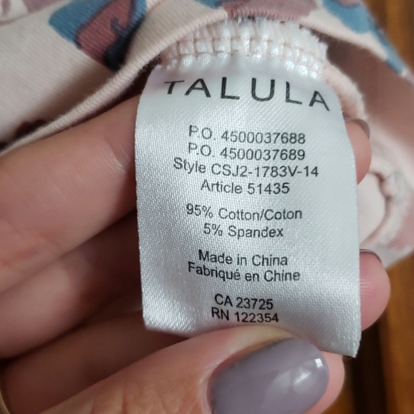 Talula floral print crop t shirt - Picture 3 of 5